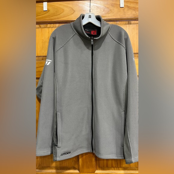 Spyder Men's Gray Lightweight Jacket/Sweater - Picture 1 of 2